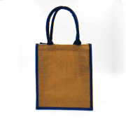 Portrait Jute Bag  Tote Bag / Non-Woven Bag Bags New Arrivals Portrait-Jute-Bag-BS1019BLU