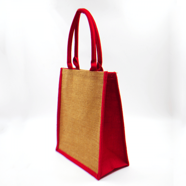 Portrait Jute Bag  Tote Bag / Non-Woven Bag Bags Best Deals Portrait-Jute-Bag-BS1019RED1