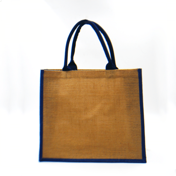 Landscape Jute Bag  Tote Bag / Non-Woven Bag Bags New Arrivals Landscape-Jute-Bag-BS1020BLU