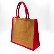 Landscape Jute Bag  Tote Bag / Non-Woven Bag Bags New Arrivals Landscape-Jute-Bag-BS1020RED-1