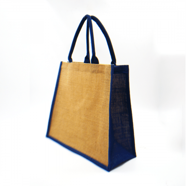 Landscape Jute Bag  Tote Bag / Non-Woven Bag Bags New Arrivals Landscape-Jute-Bag-BS1020BLU-1