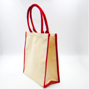 10oz Canvas Portrait Tote Bag  Tote Bag / Non-Woven Bag Bags New Arrivals 10oz-Canvas-Portrait-Tote-Bag-BS1021-RED-2