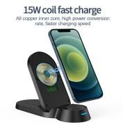 Foldable desk 3-in-1 15W wireless charger  Electronics & Technology New Arrivals Powerbanks / Chargers EMP1106-2e