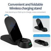 Foldable desk 3-in-1 15W wireless charger  Electronics & Technology New Arrivals Powerbanks / Chargers EMP1106-3e