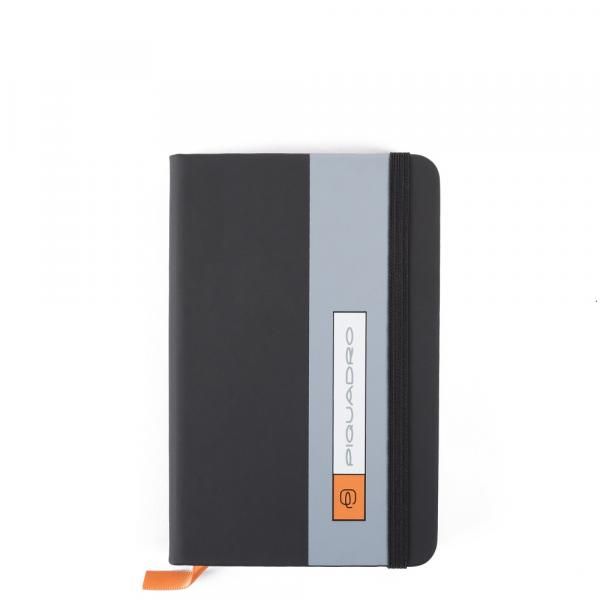 Piquadro A6 Lined Notebook With Fsc Paper & Eco-Friendly Cover Office Supplies Notebooks / Notepads New Arrivals AC5220BIO_N