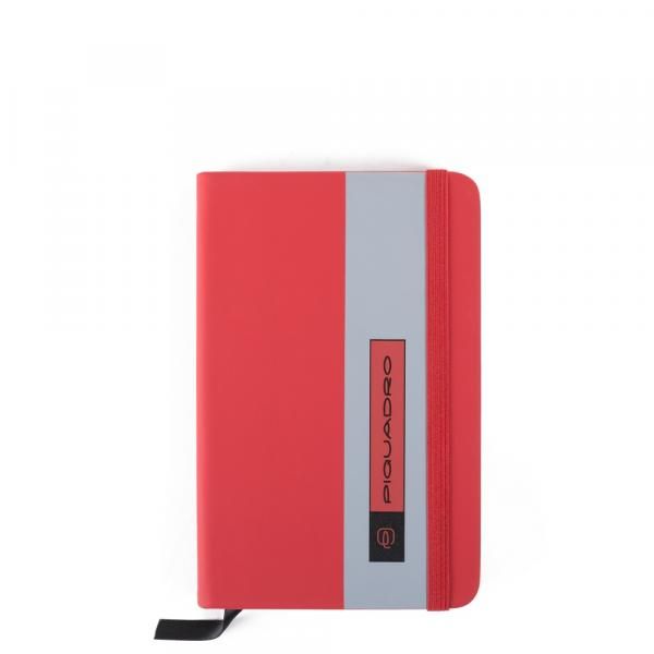 Piquadro A6 Lined Notebook With Fsc Paper & Eco-Friendly Cover Office Supplies Notebooks / Notepads New Arrivals AC5220BIO_R