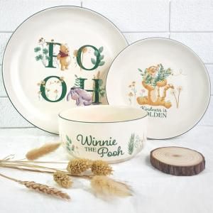 Disney Winnie The Pooh Collection - 3pcs Ceramic Dinnerware Set  Household Products Kitchenwares New Arrivals ntuc-x-winnie-the-pooh-ceramic-dinnerware-set