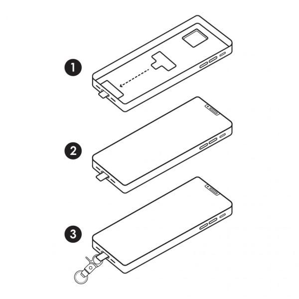 BND999 WEI, Phone Strap With Insert Card  Electronics & Technology Computer & Mobile Accessories New Arrivals Lanyards EMO1170-02