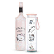SANRIO HELLO KITTY COLLECTION - 350ML GLASS BOTTLE WITH FIGURINE Household Products New Arrivals Bottles / Flasks / Tumblers Licensed Products HDC1180-PIK