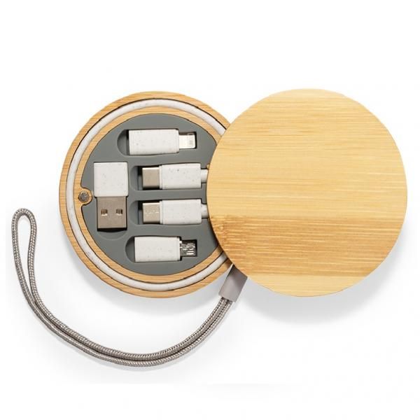 Wooden Charger Kit  Electronics & Technology New Arrivals Cables / Adaptors EMO1172-3
