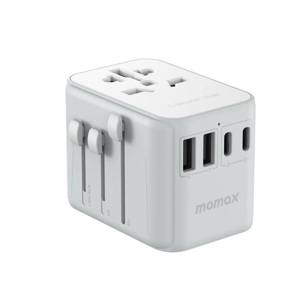 Momax 1-WORLD PD 35W 5-Port + AC Travel Adapter  Electronics & Technology New Arrivals Travel Adaptors EGT1033-03.jpg