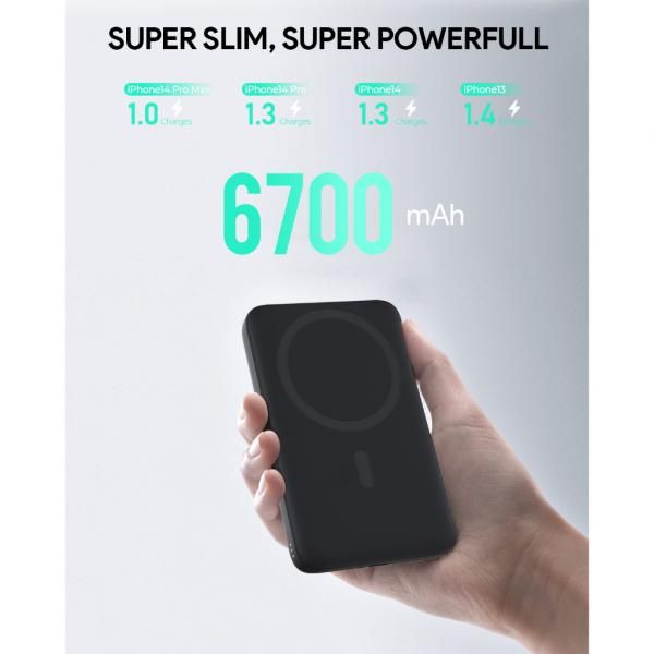 Aukey MAGLYNK 6,700mAh Magnetic Wireless Charging Power Bank  Electronics & Technology New Arrivals Powerbanks / Chargers EMP1125-04.jpg