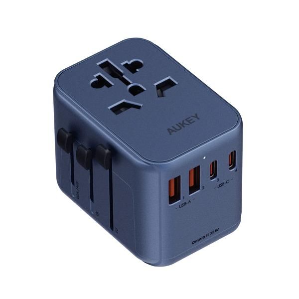 Aukey TRAVEL MATE 35W Universal Adapter with USB-C and USB-A Ports  Electronics & Technology New Arrivals Travel Adaptors EGT1035-02.jpg