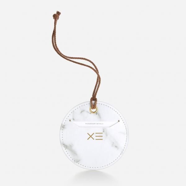 Circular Luggage Tag - White Travel & Outdoor Accessories Luggage Related Products Largeprod1675