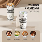 GERM Flower Collection Gardenia Shining Vacuum Tumbler  Household Products Drinkwares New Arrivals Tumblers HDT1044-06.png
