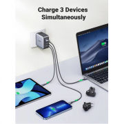UGREEN 65W Nexode GaN USB C 3-Port Charger With US/UK/EU Plug for Travel  Electronics & Technology New Arrivals Cables / Adaptors Powerbanks / Chargers EMP1135-03.png
