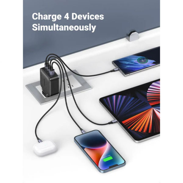 UGREEN 65W GaN Wall Charger 4 Ports  Electronics & Technology New Arrivals Powerbanks / Chargers EMP1136-03