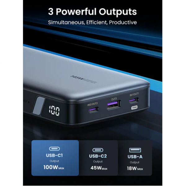 UGREEN Nexode Power Bank 25000mAh 145W  Electronics & Technology New Arrivals Powerbanks / Chargers EMP1140-04.png