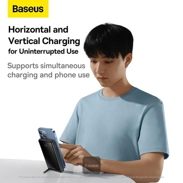 Baseus 20W Magnetic Bracket Wireless Power Bank Fast Charge 10000mAh  Electronics & Technology New Arrivals Powerbanks / Chargers EMP1143-04.jpg