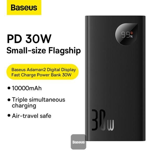 Baseus 30W Adaman2 Digital Display Fast Charge Power Bank 10000mAh  Electronics & Technology New Arrivals Powerbanks / Chargers EMP1144-04.jpg