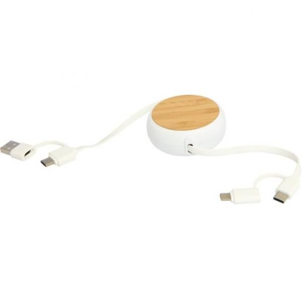 Chechia 5-In-1 Recycled Plastic 100 Cm Retractable Data Sync And 45W Fast Charge Cable  Electronics & Technology Computer & Mobile Accessories New Arrivals Cables / Adaptors EMA1046-06.jpg
