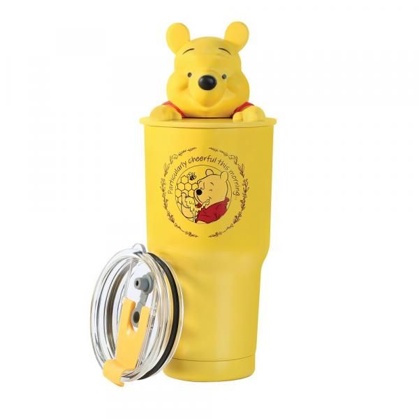 WINNIE / LOTSO Double-wall Stainless Steel Tumbler Household Products Drinkwares New Arrivals Bottles / Flasks / Tumblers Licensed Products HDT1080-YLWWTPTumbler4-compressed