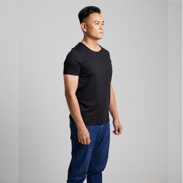 Shevron Pima Cotton Round Neck Shirt  Apparel New Arrivals T-Shirt 04.jpg