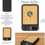 Bamboo Magnetic Powerbank  Electronics & Gadgets New Arrivals Powerbanks Eco-friendly Gift 2.PNG