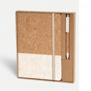 A5 Tie-Closure Notebook & Pen Set  Office Supplies Pen & Pencils New Arrivals Notebooks / Notepads Eco-friendly Gift 1.PNG