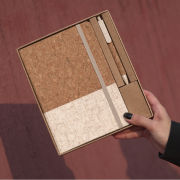 A5 Tie-Closure Notebook & Pen Set  Office Supplies Pen & Pencils New Arrivals Notebooks / Notepads Eco-friendly Gift 3.PNG