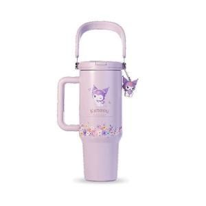 Kuromi Stainless Steel Tumbler 1200ML  Household Products Drinkwares New Arrivals Bottles / Flasks / Tumblers Licensed Products HDF1096-PUR-compressed