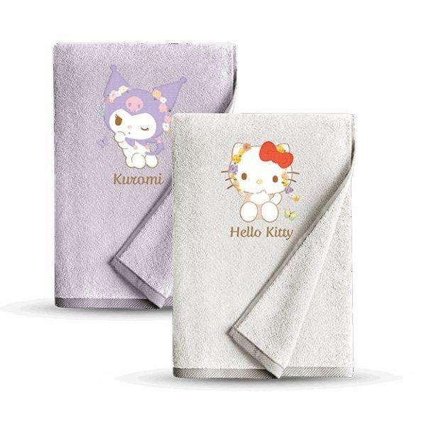 Sanrio 2Pcs Comfy Bath Towel Set  Towels & Textiles Towels New Arrivals Licensed Products WBH1028-MIX-compressed.jpg