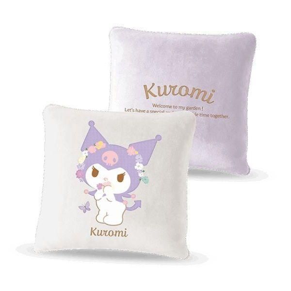 Kuromi Multi-Function Cushion Blanket  Recreation New Arrivals Licensed Products RTP1079-PUR-compressed