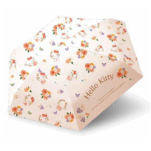 Hello Kitty Compact Foldable Umbrella  Umbrella Foldable Umbrellas New Arrivals Licensed Products UMF1296-ORG-compressed