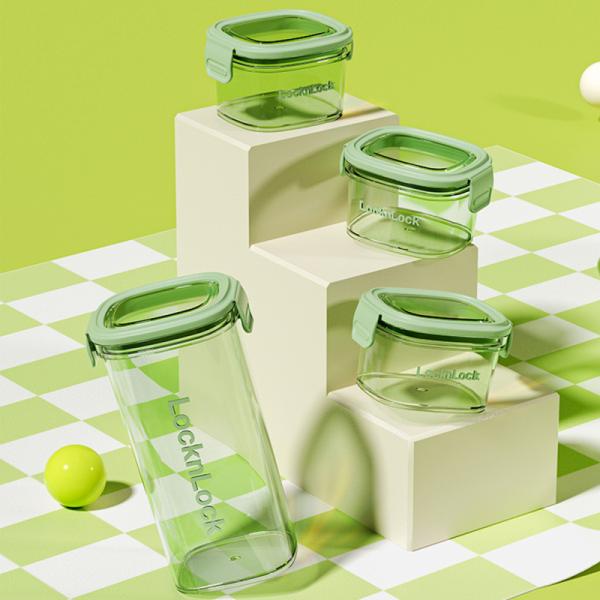 Lock & Lock Green Clear Airtight Container  Household Products Kitchenwares Others Household New Arrivals Lunch Boxes HKF1031-01.jpg