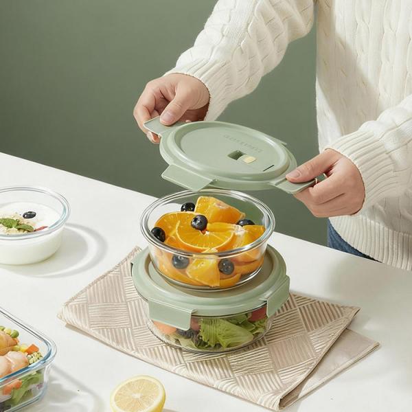 Luminarc Borosilicate Glass Round Food Container  Household Products Kitchenwares Others Household New Arrivals Lunch Boxes HKF1032-01.jpg