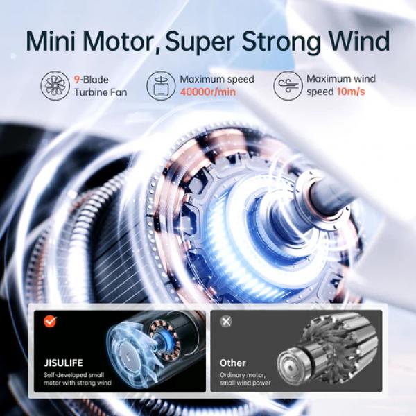 Jisulife Handheld Fan Life9 - 3600mAh  Electronics & Gadgets Others Gadget New Arrivals EGF1016-07.jpg