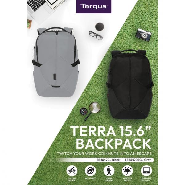 Targus 15-16” Terra Backpack  Haversack Bags New Arrivals Eco-friendly Gift THB1024-01.jpg
