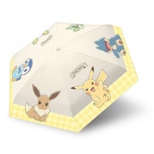 POKEMON Compact Foldable Umbrella  Umbrella Foldable Umbrellas New Arrivals UMF1303-YLWPOKEMONCompactFoldableUmbrellaYellow.jpg