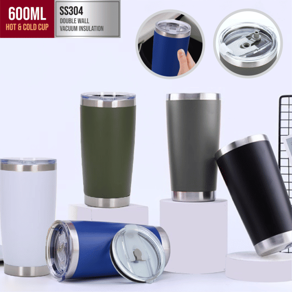TC6001A - CHILLER Vacuum Cup 600ML  Household Products Drinkwares New Arrivals Bottles / Flasks / Tumblers HDT1087-01.png