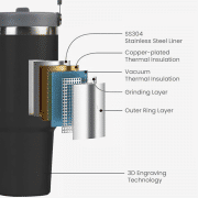 TC8902B - FROSTY Vacuum Tumbler 890ML  Household Products Drinkwares New Arrivals Bottles / Flasks / Tumblers HDT1088-08.png