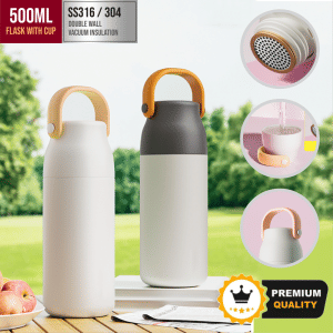 TF500-B2 - FANCY Vacuum Flask with Cup & Handle 500ML  Household Products Drinkwares New Arrivals Bottles / Flasks / Tumblers HDF1046-01.png