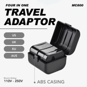 MC800 Travel Adaptor - Come With Plastic Box  Electronics & Gadgets New Arrivals Adaptors EGT1038-05.png