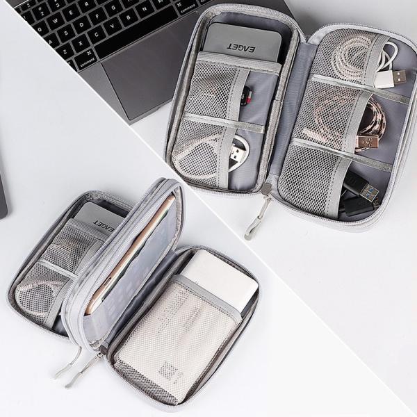 Travel Gadget Pouch - Double Layer  Small Pouch Travel & Outdoor Accessories Other Travel & Outdoor Accessories Bags New Arrivals OHT1010-03.jpeg