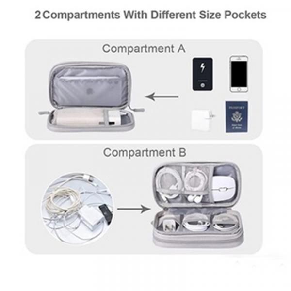 Travel Gadget Pouch - Double Layer  Small Pouch Travel & Outdoor Accessories Other Travel & Outdoor Accessories Bags New Arrivals OHT1010-04.jpeg