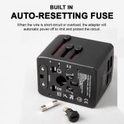 Travel Adaptor - 3U + 1C - 3.5A Fast Charge  Electronics & Gadgets Travel & Outdoor Accessories Other Travel & Outdoor Accessories New Arrivals Adaptors EGT1044-04.jpg