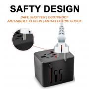 Travel Adaptor - 3U + 1C - 3.5A Fast Charge  Electronics & Gadgets Travel & Outdoor Accessories Other Travel & Outdoor Accessories New Arrivals Adaptors EGT1044-07.jpg
