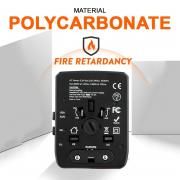 Travel Adaptor - 3U + 1C - 3.5A Fast Charge  Electronics & Gadgets Travel & Outdoor Accessories Other Travel & Outdoor Accessories New Arrivals Adaptors EGT1044-08.jpg
