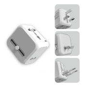 Travel Adaptor - 2U  Electronics & Gadgets Travel & Outdoor Accessories Other Travel & Outdoor Accessories New Arrivals Adaptors EGT1043-02.png