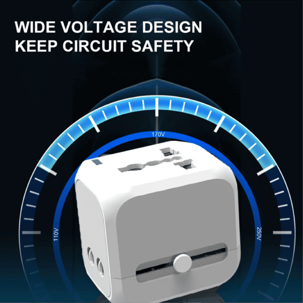 Travel Adaptor - 2U  Electronics & Gadgets Travel & Outdoor Accessories Other Travel & Outdoor Accessories New Arrivals Adaptors EGT1043-06.png